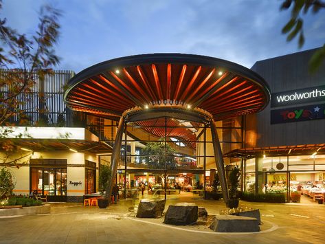 Highpoint Shopping Centre-Grimshaw Architects | Inhabitat - Green Design, Innovation, Architecture, Green Building Grimshaw Architects, Mall Entrance, Innovation Architecture, Shopping Mall Architecture, Commercial And Office Architecture, Shop Facade, Facade Architecture Design, Mall Design, Forest Hill