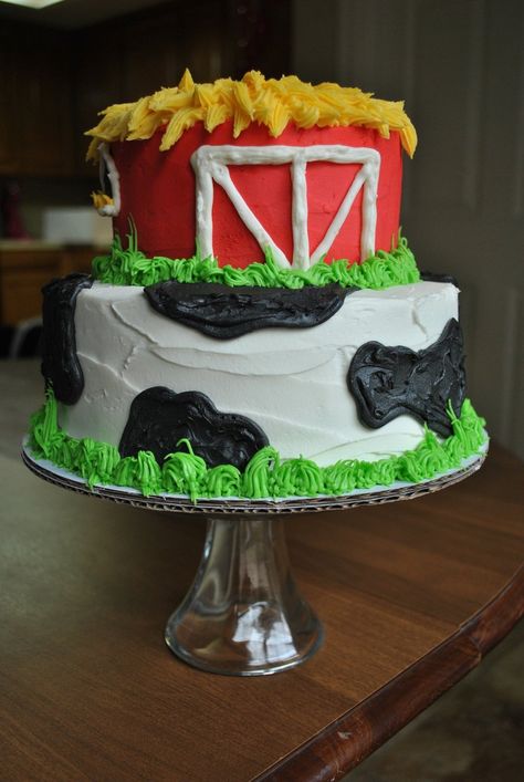 Birthday Cake Farm, Cake Farm, Farm Birthday Cakes, Baby Boy Birthday Cake, Barnyard Birthday Party, Farm Theme Birthday, Farm Animals Birthday Party, Farm Themed Birthday Party, Farm Cake