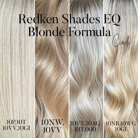 Buttery Blonde Redken Shades Eq Formula, Gold Redken Formula, Butter Blonde Shades Eq Formula, Redken Eq Shades Formulas, Redken Blonde Formula Shades, Redken Shades Eq Formulas Blondes, Blonde Toners, Toning Formulas, Redken Toner