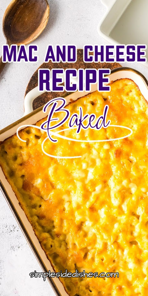 This creamy baked mac and cheese recipe is the ultimate comfort food. Rich, gooey, and irresistible, every bite is a blend of cheesy goodness. #numstheword #creamybakedmacandcheese #bakedmacandcheese #bakedmacandcheeserecipe #macandcheeserecipebaked #easybakedmacandcheese #southernbakedmacandcheese #oldfashionedbakedmacandcheese #gruyerecheesemacandcheese #gruyeremacandcheese Mac And Cheese Recipe Baked Easy, Creamy Baked Mac And Cheese, Easy Casseroles, Baked Mac And Cheese Recipe, Cheese Homemade, Savory Meals, Baked Mac N Cheese, Baked Mac, Mac And Cheese Recipe