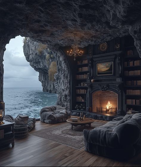 Weird House Interior, Seaside Mansion, Bloxburg Wallpaper, Gaming Images, Sif Dark Souls, Pretty Buildings, Dark Kingdom, Dream Holidays, Gothic Interior