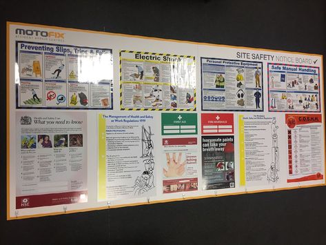 Safety Bulletin Board Ideas, Workplace Safety Bulletin Boards, Safety Bulletin Board, Notice Board Ideas, Warehouse Safety, Health And Safety Poster, Communication Boards, Visual Management, Employee Safety