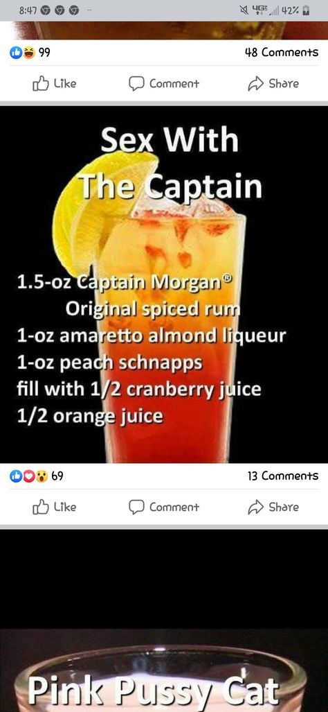 Spiced Rum Drinks, Patriotic Drinks, Booze Drink, Fun Drinks Alcohol, Liquor Recipes, Cocktail Drinks Alcoholic, Yummy Alcoholic Drinks, Mixed Drinks Alcohol, Liquor Drinks