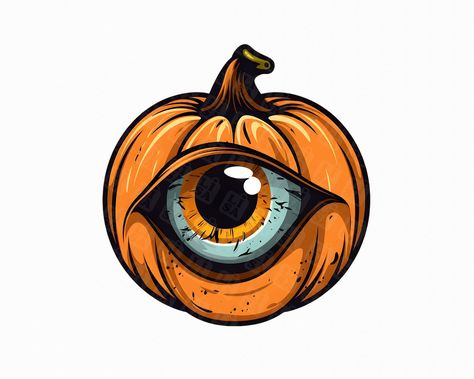 Pumpkin Art Ideas, Eye Png, Pumpkin Eyes, Hello Kitty Clipart, Horror Pumpkin, Clip Art Frames Borders, Fröhliches Halloween, Pumpkin Clipart, Cute Animal Clipart