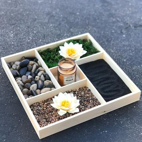 Jardin Zen Interior, Zen Garden Mini, Tabletop Garden, Serenity Garden, Mini Zen Garden, Meditation Garden, Garden Indoor, Peaceful Place, Luxury Garden