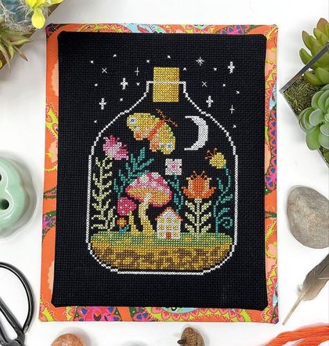 We can't get through the week without highlighting one of our incredibly talented designers who we have had the pleasure to work with on our magazine @xstitchmag - The artist is Cheryl Mckinnon who you can follow here: @tinymodernist 🤩 #xstitchmag #xstitchmagazine #mrxstitch #mrxstitchmag #artistspotlight #crossstitch #crossstitchlove #crossstitcher #crossstitchmagazine #textileart #textileartist #stitching #stitchingismytherapy Colorful Moths, Crafty Kids, Modern Cross Stitch Patterns, Dmc Floss, Needlepoint Kits, Modern Cross, Modern Cross Stitch, Cross Stitch Chart, Counted Cross Stitch Patterns