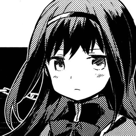 Homura Akemi Manga Panels, Homura Akemi Icon Manga, Homura Manga Icon, Homaru Akemi, Homura Akemi Manga, Homura Manga, Homura Akemi Pfp, Homura Akemi Icon, Madoka Magica Homura