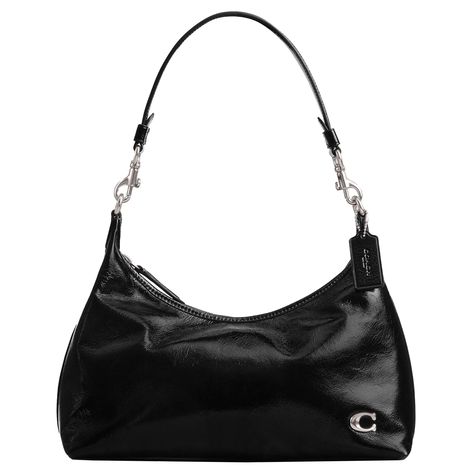 PRICES MAY VARY. Editor's Notes: Carry the glazed-leather Juliet shoulder bag for dressed up or relaxed looks Glazed Leather: Glazed (all) over. A unique shine and a luxurious hand feel are hallmarks of our sophisticated Glazed Leather - for a classically, elegant Coach bag Style Three Ways: Crafted of glazed detailed with our Signature hardware, wear the Juliet as a crossbody bag, a shoulder bag or carry in hand by the top handle It's All in the Details: Inside snap pocket, zip-top closure, fab Coach Juliet Bag, Black Designer Bag, Coach Shoulder Bags, Black Designer Bags, Cute Hand Bags, Cute Shoulder Bag, Slouch Bags, Leather Shoulder Handbags, Coach Shoulder Bag