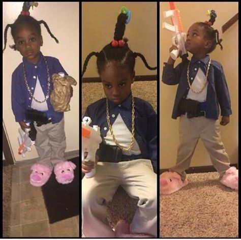 Pinterest: @Peanuffbutter Halloween Costumes Women Creative, Kid Costumes, Awesome Costumes, Family Cosplay, Spirit Week Outfits, Baby Halloween Outfits, Black Girls With Tattoos, Clever Halloween Costumes, Black Jokes