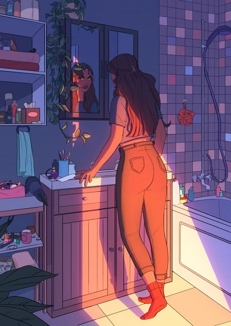 28 emerging illustrators to support and follow for inspiration in 2021 | Creative Boom Lofi Illustration, True Colors Personality, Sunset Color Palette, Inspirational Illustration, School Of Visual Arts, Create Animation, Still Life Drawing, Design Master, Sunset Colors