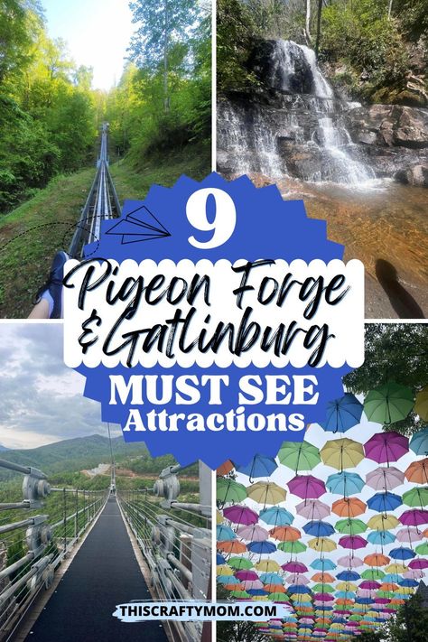 Plan your visit to Gatlinburg and Pigeon Forge with our list of must-see destinations. Discover top-rated attractions, hidden gems, and family-friendly activities to make your Tennessee vacation truly memorable. Vacation Gatlinburg Tennessee, Pigeon Forge And Gatlinburg Tn, Goats On The Roof Pigeon Forge, Gatlinburg Must Do, Gatlinburg Family Vacation, Gatlinburg Pigeon Forge Itinerary, Fun Things To Do In Tennessee, Things To Do In Pigeon Forge, Places To Eat In Pigeon Forge Tn