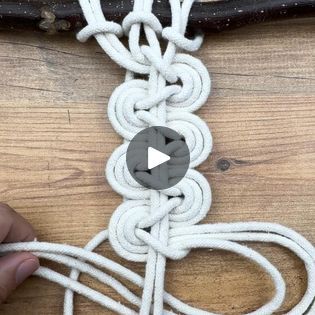 Macrame Wave, Knot Tutorial, Knots Tutorial, Macrame Projects, Macrame, Knot, Knitting, Macramé