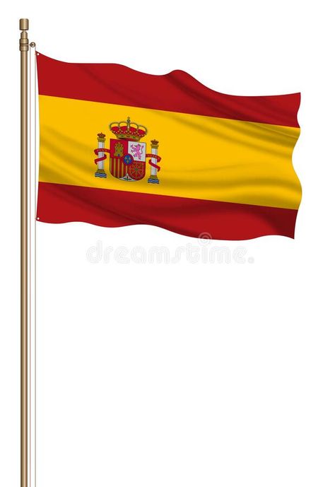 Flag Of Spain, Spain Flag, Art Templates, Picsart Background, 1st Century, Art Template, Background Illustration, Dandy, Wind Sock