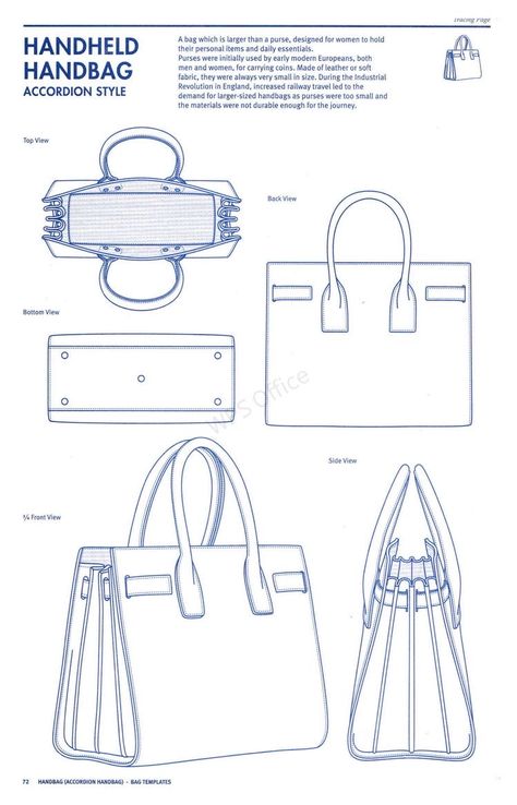 Bag Design Ideas Drawing, Hand Bag Design, Design Ideas Drawing, Bag Design Ideas, Accessories Design Sketch, Leather Handbag Patterns, Leather Bag Tutorial, Leather Bag Design, Bag Illustration