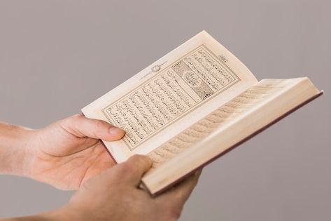 Quran being held in hands close-up | Free Photo #Freepik #freephoto #kareem #ramadan-arabic #islamic-al-quran #quran Preparing For Ramadan, Surah Kahf, Islamic New Year, Ramadan Day, Quran Book, Online Quran, Being Held, Arabic Books, Learn Quran