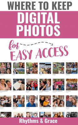 Organize Your Pictures Archives - Rhythms + Grace Digital Photo Storage Ideas, Digital Photo Storage, Photo Management, Computer Organization, Photo Organization Storage, Printing Pictures, Photo Organizer, Digital Photo Organization, Storing Photos