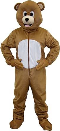 Dress Up America Bear Mascot Costume for Kids and Adults Funny Adult Costumes, Teddy Bear Costume, Bear Outfit, Funshine Bear, Bear Mascot, Bear Mask, Costume Works, Bear Costume, Team Mascots