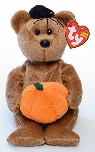 Hocus - Ty Beanie Babies Halloween Beanie Babies, Bear Reference, Halloween Beanie, Ty Bears, Beanie Bears, Ty Babies, Ty Plush, Beanie Baby Bears, Original Beanie Babies