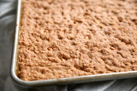 Oatmeal Scotchie Bars ~ https://reallifedinner.com Oatmeal Scotchies Bars Recipe, Oatmeal Scotchies 12 Tomatoes, Oatmeal Scotchies Cookies Bar, Oatmeal Scotchies Bars, Butterscotch Oatmeal Bars, Chewy Oatmeal Bars, Nestle Tollhouse, Nestle Recipes, Oatmeal Scotchies