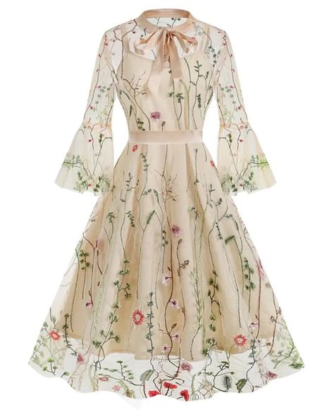 1940s tea dress