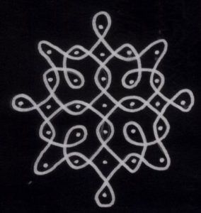 Muggulu Design Simple, Easy And Beautiful Rangoli, Simple Rangoli With Dots, Muggulu Dots, Kambi Kolam, Rangoli Designs Photos, Rangoli Side Designs, Simple Flower Design, Rangoli Designs Latest