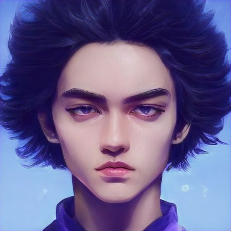 Artbreeder Bnha Artbreeder, Anime Realistic, Shinsou Hitoshi, Do I Wanna Know, Aesthetic People, Bad Guy, Tokyo Ghoul, Face Claims, Boku No Hero Academia