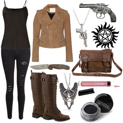 Hunters Outfit, Supernatural Inspired Outfits, Supernatural Outfits, Hunter Outfit, Warrior Outfit, Movie Inspired Outfits, Winchester Supernatural, Character Inspired Outfits, Fandom Fashion