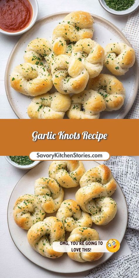 Looking for the perfect appetizer to impress your guests? This Garlic Knots Recipe is a deliciously cheesy and buttery addition to any gathering! By trying this recipe, you'll create irresistible bites that everyone will love. Don't forget to save this gem for your next party or family dinner! Cheesy Garlic Knots Recipe, Garlic Recipes Main Dishes, Garlic Knots Recipe Easy, Garlic Appetizers, Garlic Balls, Easy Garlic Knots, Casserole Ideas, Cheese Crust Pizza, Garlic Knots Recipe