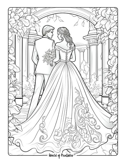 Western Couple, Inspirational Quotes Coloring, Wedding Coloring Pages, Coloring Pages Adult, People Coloring Pages, Valentines Day Coloring Page, Birthday Coloring Pages, Abstract Coloring Pages, Mehndi Designs Bridal Hands