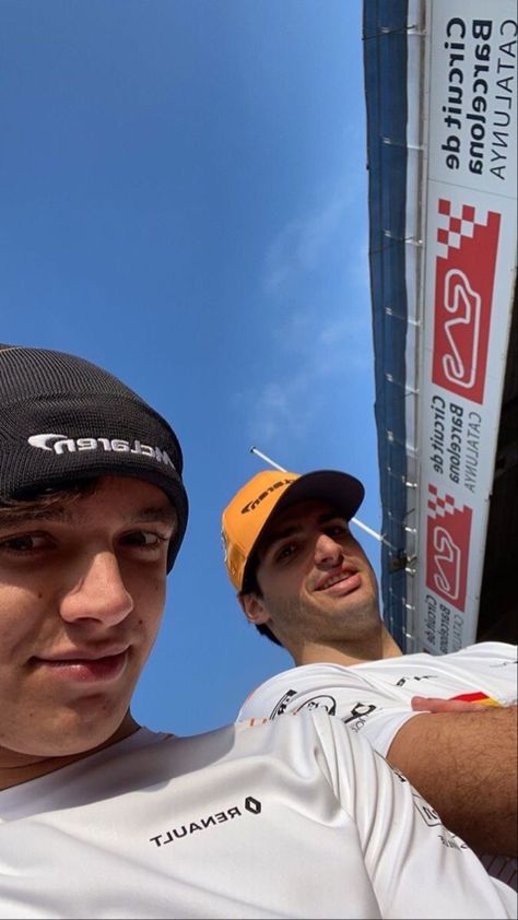 lando norris and carlos sainz • f1 Lando Norris And Carlos Sainz, Aryton Senna, F1 Wallpaper Hd, Mclaren Formula 1, Formula 1 Car Racing, Smooth Operator, Mclaren F1, Formula 1 Car, Lando Norris