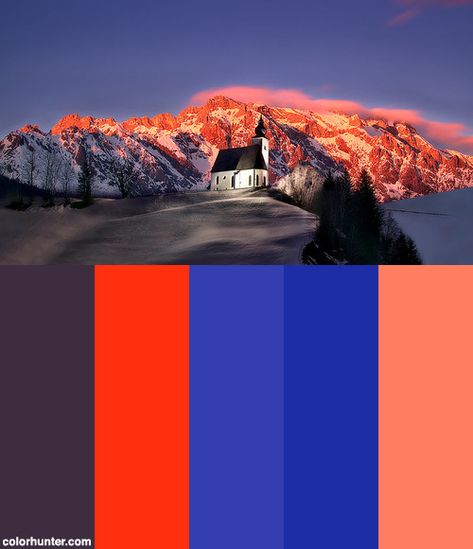 Alpenglow Color Palette, Color Pallets, Color Schemes, Color Palette, Paint, Color, Colour Schemes