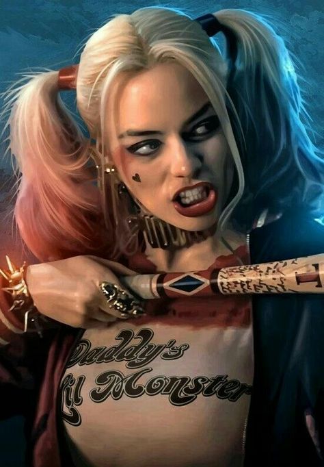 Harley Quinn, Bat, Wattpad, Blonde, Makeup, Make Up