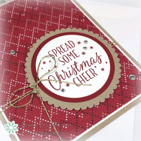 Stampin Up Warmth And Cheer Dsp, Cheers Card, Crafting Corner, Dsp Cards, Christmas Punch, Stampin Up Christmas Cards, Christmas Labels, Stampin Up Christmas, Xmas Ideas