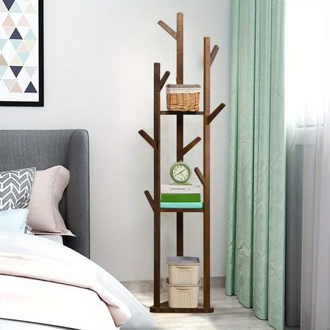 Faster shipping. Better service Coat Stand Hallway, Coat Hooks Hallway, Clothes Shelf, Standing Clothes Rack, Bamboo Clothes, Tree Coat Rack, Hanger Organizer, Wooden Coat Rack, Standing Coat Rack