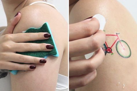 How to Make Your Temporary Tattoo Look Real - StickerYou How To Make A Fake Tattoo Look Real, How To Make Fake Tattoos Last Longer, Make Fake Tattoos, Make Temporary Tattoo, Long Lasting Temporary Tattoos, No Regrets Tattoo, Fake Tattos, Stuff To Buy, Custom Temporary Tattoos