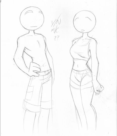 Body Tut, Base Sketch, Body Bases, الفن الرقمي, Base Drawing, Body Base, Body Base Drawing, Creative Drawing Prompts, Art Tools Drawing