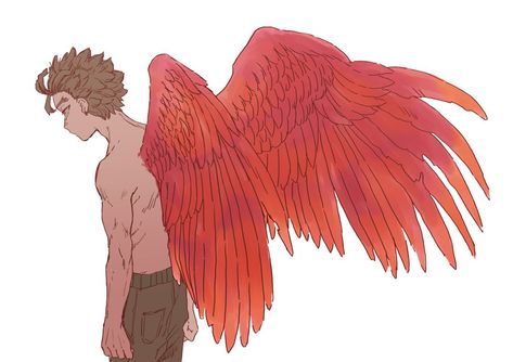 Hawks Sleeping Fanart, Hawks Sleeping, Sleeping Fanart, Dabi Tattoo, Keigo Tamaki, Bird Man, Hawk Bird, Keigo Takami