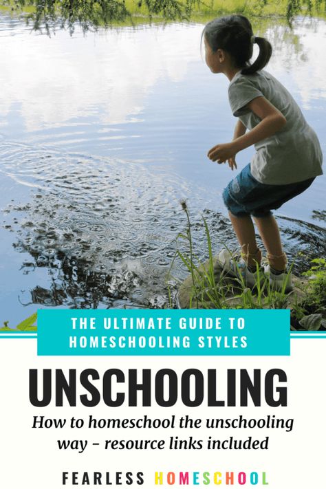 Unschooling | The Ultimate Guide to Homeschooling Styles Radical Unschooling, Read Naturally, 3rd Grade Books, Christian Homeschool Curriculum, Relaxed Homeschooling, How To Homeschool, Fashion Entrepreneur, Homeschool Projects, How To Start Homeschooling