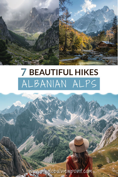 Guide to the coolest hikes and trails in the Albanian Alps Albania Mountains, Valbona Albania, Albania Hiking, Albania Nature, Gap Year Travel, Albania Travel, Beautiful Hikes, Big Adventure, Albania