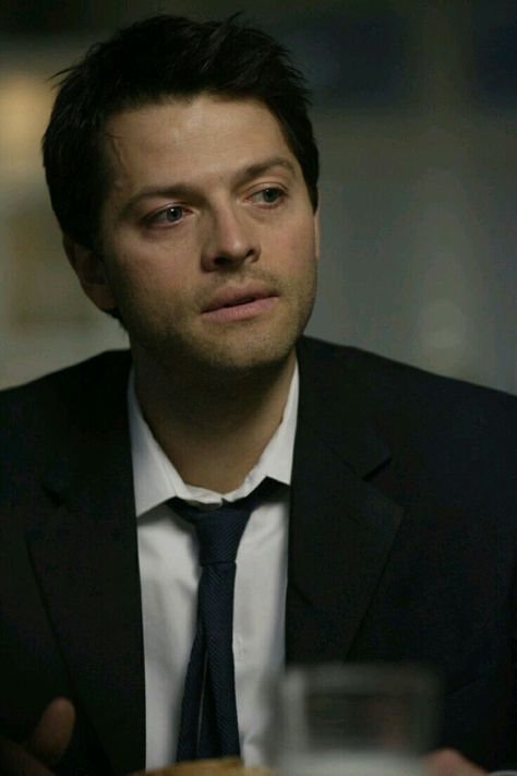 Misha as Jimmy Novak Jimmy Novak, Spn Castiel, Cas Supernatural, Jim Beaver, Castiel Supernatural, Supernatural Wallpaper, Jensen Ackles Jared Padalecki, Supernatural Tv Show, Supernatural Destiel