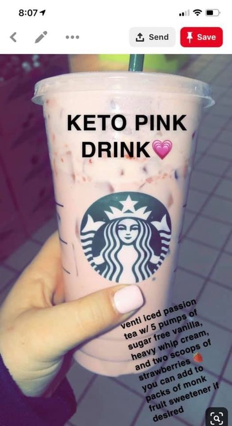 Keto Starbucks Pink Drink Recipe, Keto Drink Starbucks, Keto Starbucks Tea Drinks, Keto Pink Drink Starbucks How To Order, Keto Refresher Starbucks, Kept Starbucks Drink, Starbucks Keto Pink Drink, Low Cal Pink Drink Starbucks, Keto Starbucks Drinks Frappuccino