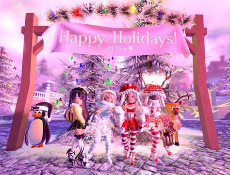 Your Favorite Holiday/season Royale High, Christmas Fits, Roblox Games, Clothes Reference, Aesthetic Roblox Royale High Outfits, Coding Clothes, Royale High, Pink Girly Things, Favorite Holiday