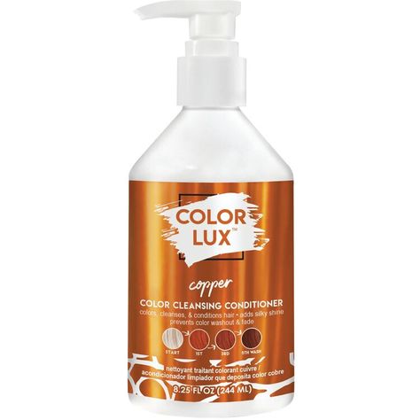 Color Lux Color Cleansing Conditioner | Hair Color | Sally Beauty Cleansing Conditioner, Color Conditioner, Hair Rinse, Sally Beauty, Color Shampoo, Rustic Colors, Copper Red, Copper Hair, Red Hair Color