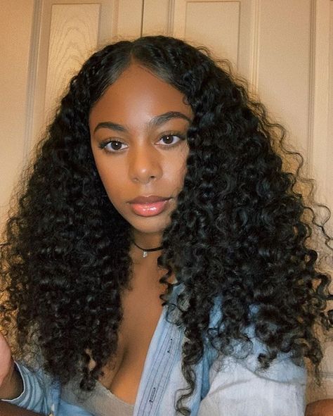 Sew In Weave With Closure, Deep Wave Sew In, Weave With Leave Out, Curly Sew In Weave, Weave With Closure, Curly Sew In, Wave Hairstyles, Cancun Outfits, Biracial Hair