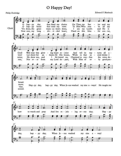 partitura Choir Sheet Music, Piano Songs Sheet Music, O Happy Day, Gospel Song Lyrics, Beginner Piano Music, Hymn Sheet Music, Hymn Music, Christian Lyrics, Church Songs