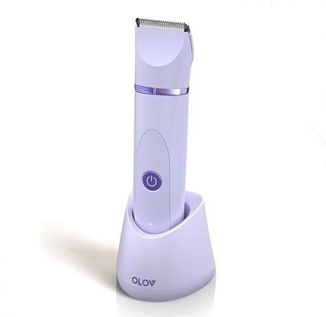 Amazon.com: OLOV Bikini Trimmer for Women - Wet/Dry Electric Body Shaver Groomer, Replaceable Ceramic Blade Heads, Face Hair Remover Head & USB Recharge Dock, Waterproof Hygiene Razor, Purple : Beauty & Personal Care Body Shaver, Trimmer For Men, Women Body, Unwanted Hair Removal, Charging Dock, Head Design, Unwanted Hair, Women's Hair, Hair Trimmer