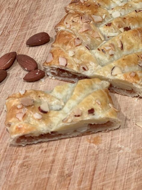 Almond Strudel "Jersey Girl Knows Best" | Foodtalk Almond Strudel, Breakfast Casserole With Sausage, Puff Pastry Dessert, Casserole With Sausage, Almond Paste Recipes, Tot Breakfast Casserole, Gingerbread Muffins, Tater Tot Breakfast Casserole, Strudel Recipes