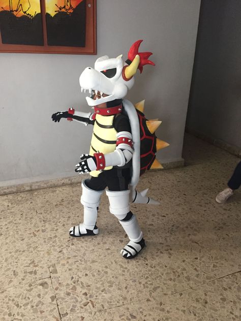 Dry Bones Bowser Costume, Human Bowser Cosplay, Bowser Jr Cosplay, Dry Bowser Costume, Bowser Cosplay Male, Dry Bones Costume, Bowser Halloween Costume, Bowser Party, Bowser Cosplay