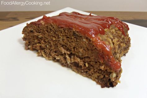 Dairy and egg free meatloaf Dairy Free Meatloaf, Egg Free Meatloaf Recipe, Egg Free Meatloaf, Gluten Free Cornbread Dressing, Gf Dinners, Gluten Free Cornbread, Egg Allergy, Diary Free, Camera Pictures