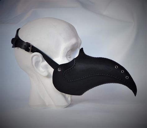 Ren Faire Plague Doctor, Half Plague Doctor Mask, Paper Mache Plague Doctor Mask, Cool Plague Doctor Mask, Black Plague Doctor Mask, Beak Mask, Face Protection Mask, Plague Doctor Costume, Plague Mask